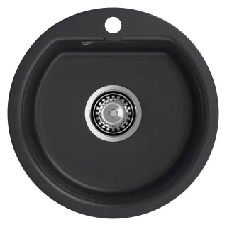 Мойка кухонная Reflexion Start 44-BL RX0844BL черный