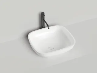 Накладная раковина Salini Gloria 08 S-Stone 1102208M 50см белый матовый