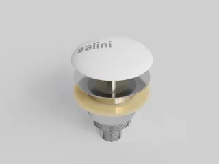 Донный клапан для ванны Salini S-Sense 15121WM D 401 белый матовый