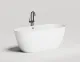 Ванна из искусственного камня Salini Sofia Light S-Sense 103711G 165x75см белый глянцевый