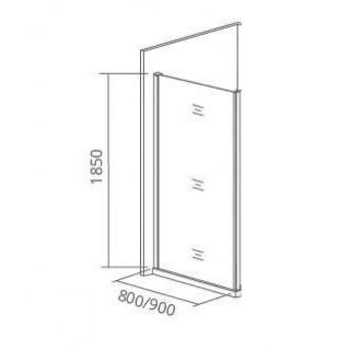 Неподвижная боковая стенка Good Door NEO SP-100-C-CH