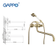 Смеситель для ванны Gappo G2263-4 бронза