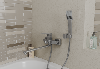 Смеситель для ванны с длинным поворотным изливом RUSH Thira (TR3635-51)