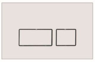 Кнопка смыва Boheme 664-W белый