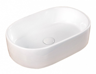 Раковина накладная BelBagno 55см белая BB1048