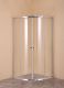 Душевой уголок Agger A01-100TCR/G без поддона 100х100, стекло прозрачное