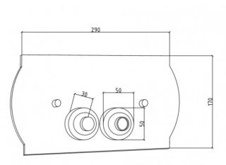 Клавиша смыва Boheme Brillante хром 653
