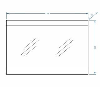 Зеркало с подсветкой Stella Polar Мадлен SP-00000479 130х80