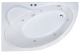 Гидромассажная ванна Royal Bath Alpine Standart 140x95см левая белый RB819103ST-L