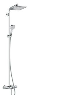 Душевая стойка Hansgrohe Crometta E 240 1jet Showerpipe 27298000 с термостатом