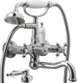 Смеситель для  ванны Boheme (душевой комплект) SW хром_Комплект хром