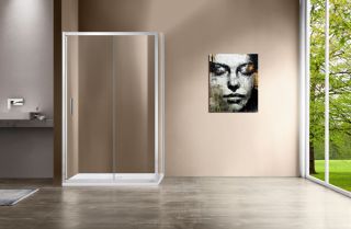 Душевой уголок Vincea Garda VSR-1G8011CL 110x80 см