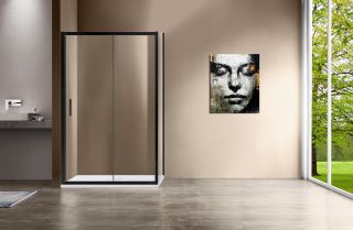 Душевой уголок Vincea Garda VSR-1G8012CLB 120x80 см