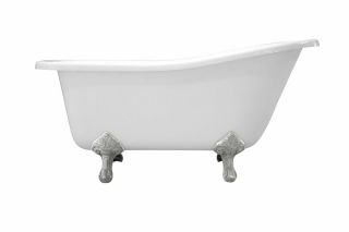 Ванна из литьевого мрамора Эстет Carskaya silk ФР-00014393 170x73см белый матовый