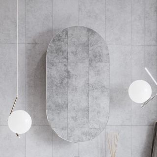 Зеркальный шкаф Акватон Оливия 50см белый 1A254502OL010