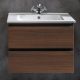 Тумба под раковину Armadi Art Capolda 65см тёмное дерево 849-065-D