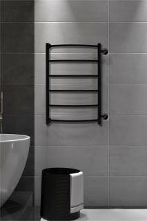 Полотенцесушитель водяной Indigo Arc LASW70-30BR-б/п-60 70x30 см чёрный муар