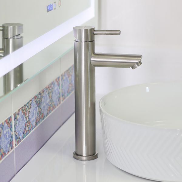 Смеситель для раковины Melana Tondo MELANA-610102 сатин