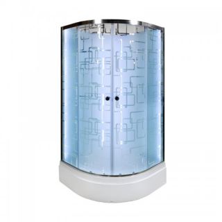 Душевая кабина Deto ЕМ2790 LED 90х90х220 см