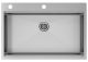 Мойка кухонная Paulmark Kroner-Pro PM707551-BS брашированная нержавеющая сталь