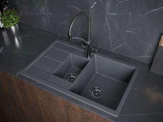 Мойка кухонная Paulmark Flugen PM237850-DG графит