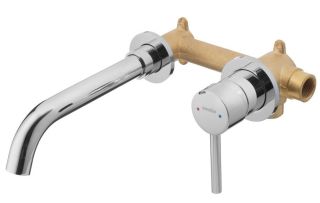 Встраиваемый смеситель для раковины Swedbe Platta 5502 хром