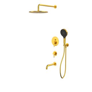 Душевой комплект WHITECROSS Y YSET07TOPGLB брашированное золото