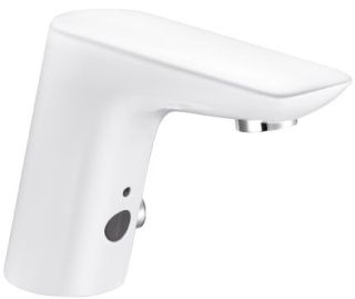 Электронный смеситель для раковины Kludi Balance белый 5220091