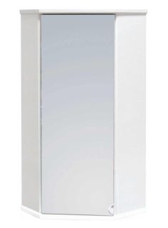 Шкаф-зеркало Onika Модерн 303402 угловой 34см белый