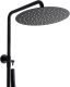 Душевая система Allen Brau Fantasy 5.11001-31 с термостатом Черная матовая