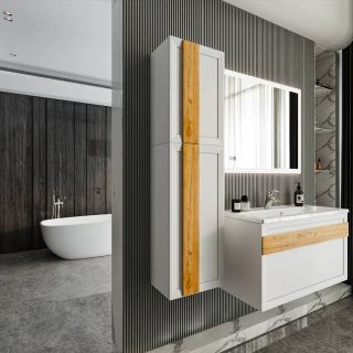 Шкаф навесной Бриклаер Берлин 4627125416101 60 см белый