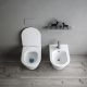 Подвесной унитаз Boheme Avva 972-2-MW с функцией биде белый матовый