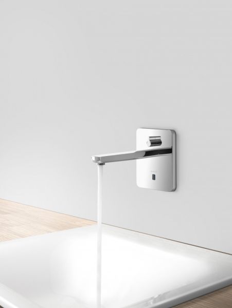 Встраиваемый электронный смеситель для раковины Kludi Zenta хром 3840005