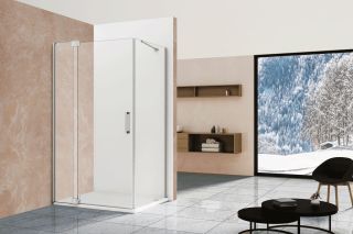 Душевой уголок Vincea Extra VSR-1E101110CL 100/110 x 100 см