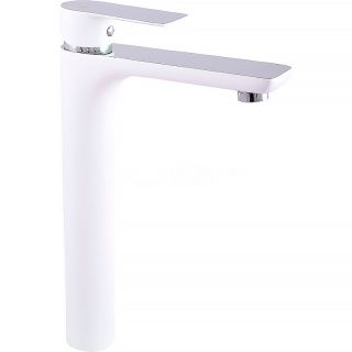 Смеситель для раковины Rav Slezak Vltava VT430.5CB Белый глянец Хром