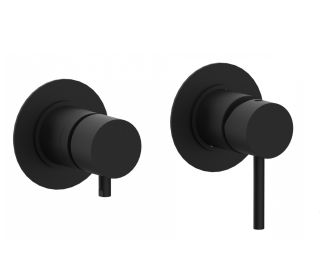 Remer X STYLE X96NO Смеситель для ванны встраиваемый (чёрный матовый)