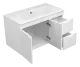 Подвесная тумба под раковину Misty Оптима 90см белый
