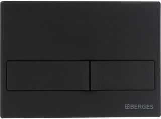 Комплект Berges 4в1 042449: инсталляция NOVUM кнопка L5 SoftTouch чёрная унитаз Strati Rimless сиденье Strati Slim SO