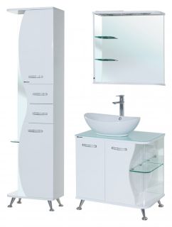 Тумба под раковину Bellezza Рио 70см левая белый 00000001443