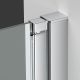 Душевая дверь в нишу Vincea Alpha VDP-3AL800MT 80 см, стекло текстурное, хром