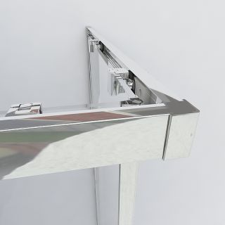 Душевой уголок Vincea Garda 120х110 VSS-1G1112CH профиль Хром стекло шиншилла