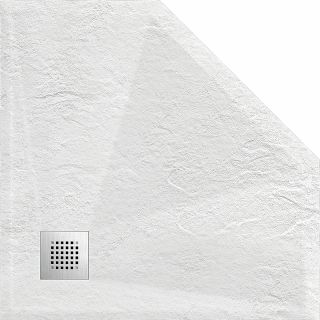 Душевой поддон из искусственного камня Vincea 100x100 VST-4SP1010W Белый матовый