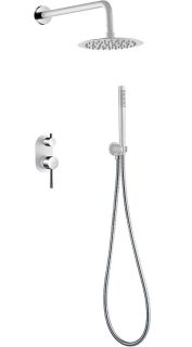 Душевая система Boheme Uno 464-WCR белый/хром