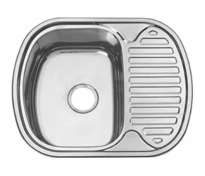 Мойка 6049 U Melana 0,8/180 хром без сифона (215 ti *10)