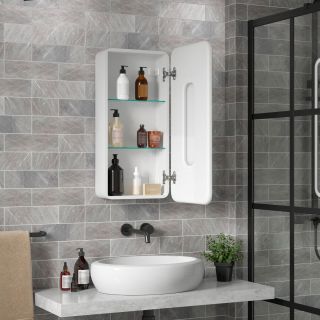 Зеркало-шкаф Reflexion Circle 40R RF2104SR с подсветкой 40х80