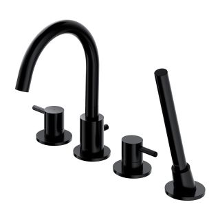 Смеситель на борт ванны Omnires Y чёрный Y1232BL