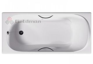 Ванна чугунная Goldman Nova NV16080 160x80см с ножками