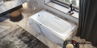 Ванна чугунная Goldman Nova NV16080 160x80см с ножками