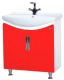 Тумба под раковину Bellezza Лагуна 65см красный 00000001377