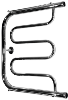 Водяной полотенцесушитель Тругор ПМ1 с полкой 50x50см хром ПМ1/5050П